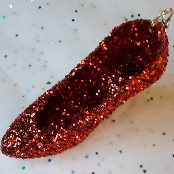 Coming Soon! Ruby Slipper Wizard Oz Inspired Handcrafted Acrylic Keychain Shoe - Picture 3 of 15